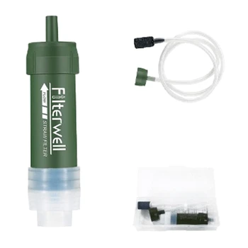 Avarinis vandens filtras Asmeninis filtras Išgyvenimo įrankis žygiams pėsčiomis, stovyklavimui, kelionėms ir pasirengimui avarijoms