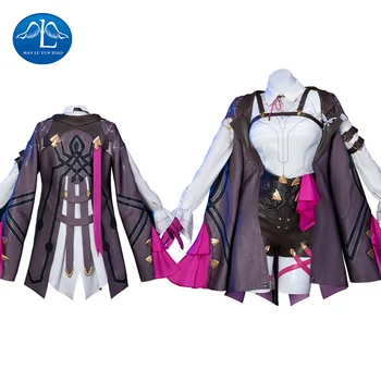 Honkai Star Rail Kafka Cosplay kostiumo palto kelnės Pilno komplekto uniforma SANDĖLYJE Pritaikyta moterims Anime drabužiai Helovino kostiumas